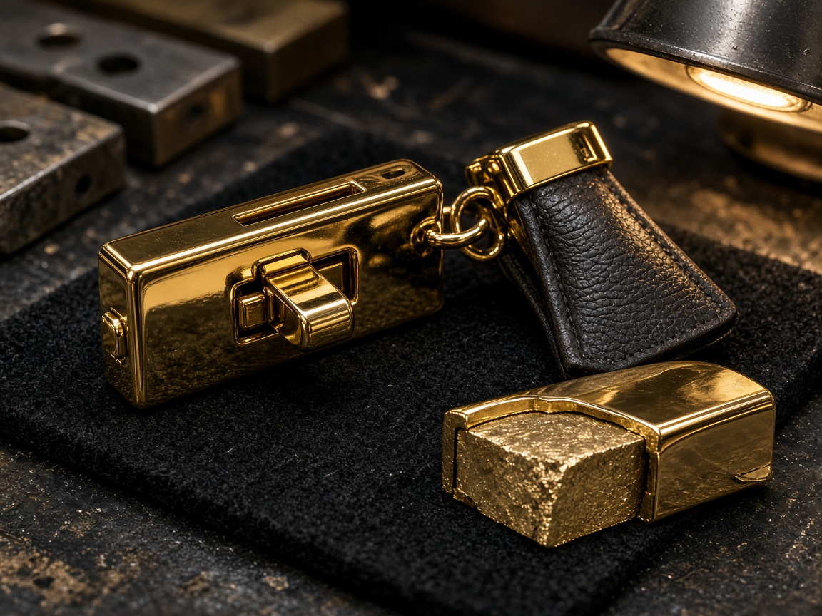 GHW turn-lock, plated as one set