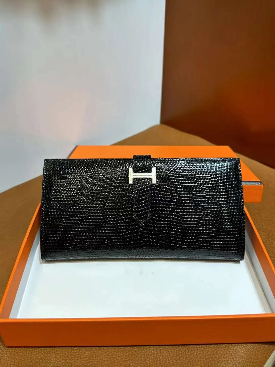 Bearn H Wallet Lizard Ck89 Black