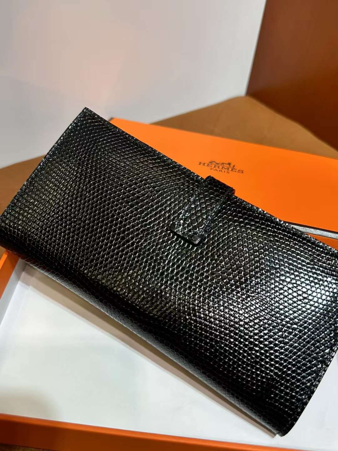 Bearn H Wallet Lizard Ck89 Black