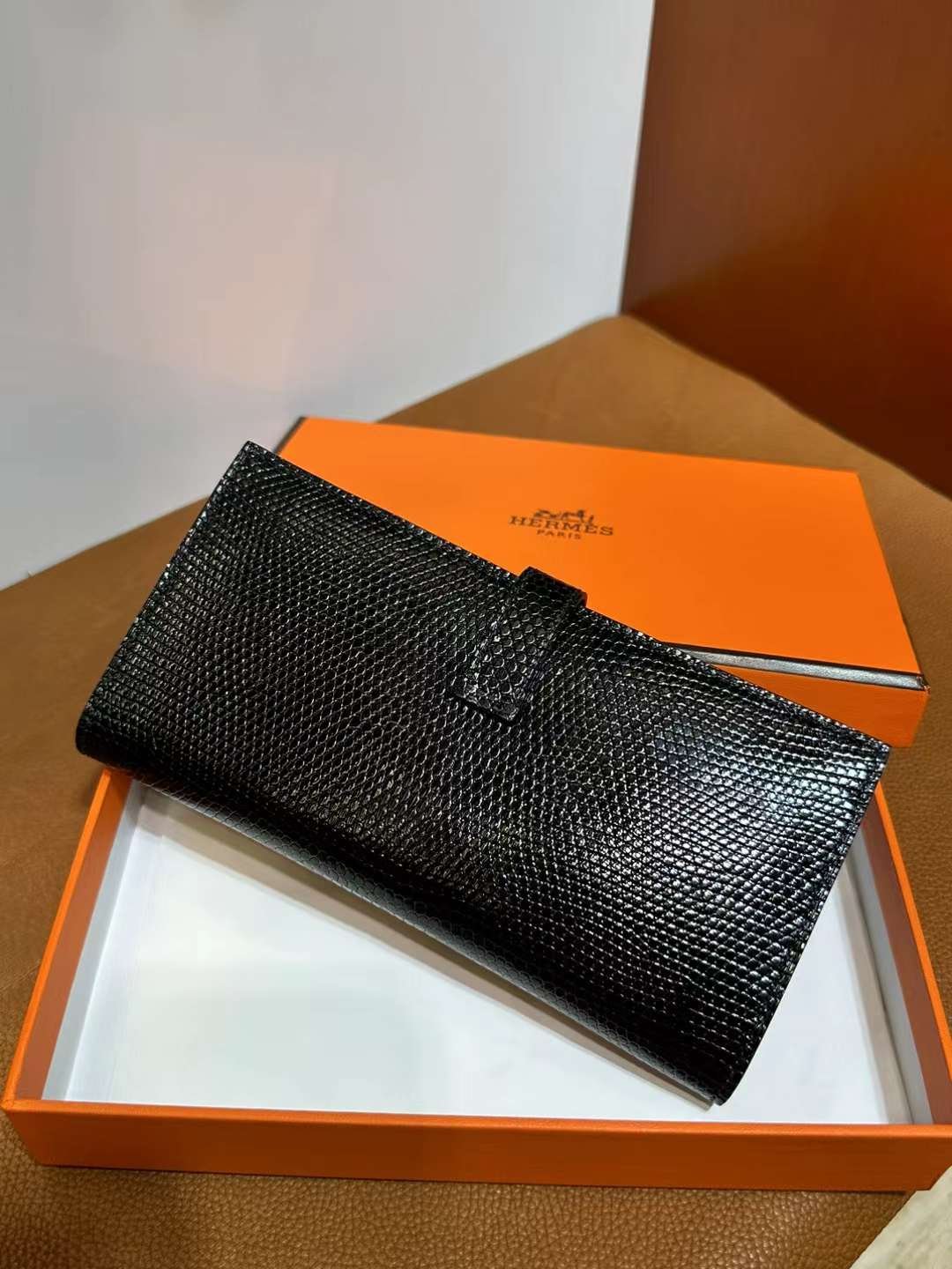 Bearn H Wallet Lizard Ck89 Black